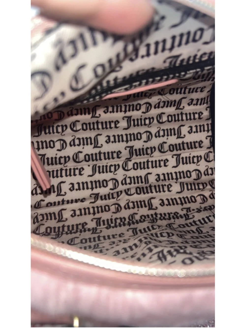 Women's Juicy Couture Pink Faux Fur Satchel One Size